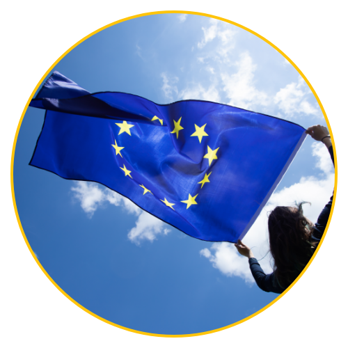 Photo of flag of the European Union